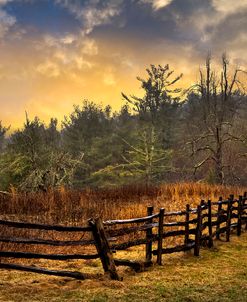 Sunset in Blue Ridge