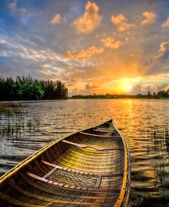 Canoeing at Sunrise