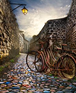 Old Bicycles on a Sunday Morning