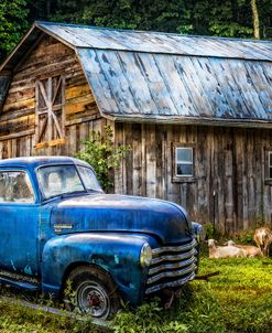 Big Blue at the Farm