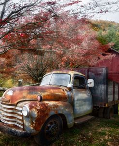 Rusty Chevy Pickup Truck