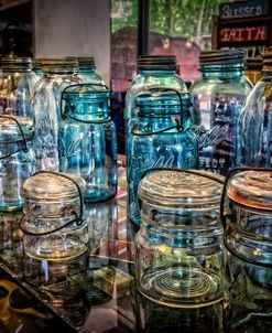 Shiny Glass Jars