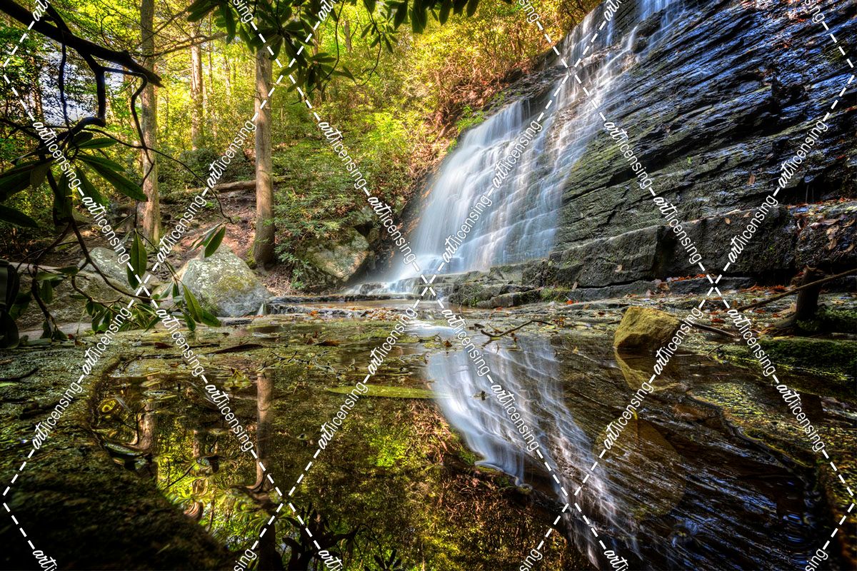 Waterfall Reflections