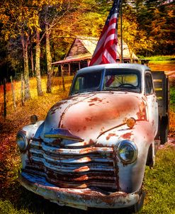 Patriotic Chevy Truck