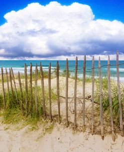 Floating Clouds Over The Dunes