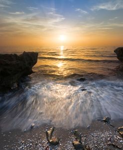 Waves At Sunrise