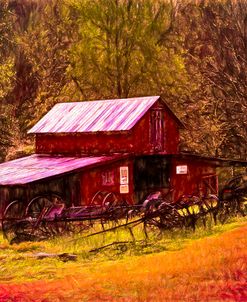 Barn Collectibles On The Farm Painting