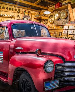 1949 Chevrolet Pickup Truck In The Garage