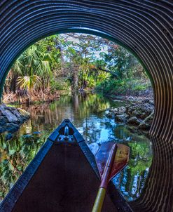 Canoeing Through The Tunnel