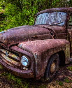 Rusty Old International Truck