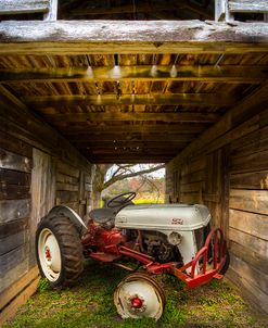 Ford Tractor Hiding in the Barn