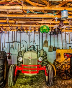 Waiting in the Garage Tools and Tractors