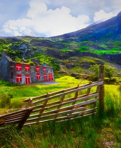 Old Farm in the Irish Countryside Painting