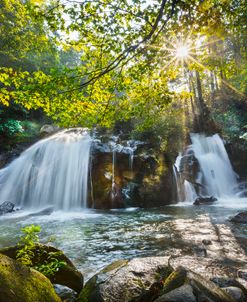 Burst of Light over the Falls