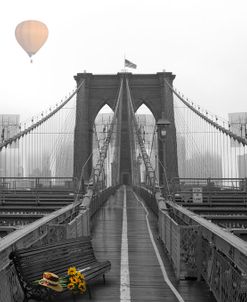 Sailing over the Brooklyn Bridge