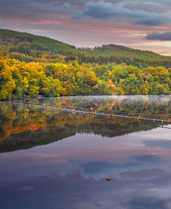 Sunrise Colors at the Lake in Pitlochry