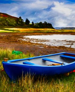 Low Tide on Kerrera Painting