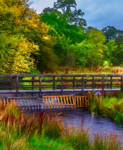 Bridge Through Scotland Painting