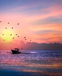 Fishing Boat at Dawn