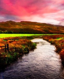 Meandering Through Scotland Evening Light