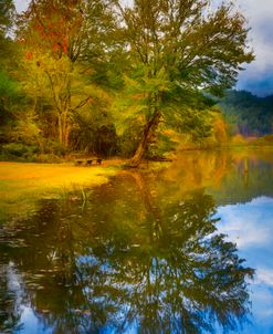 Standing on the Edge of Autumn Painting