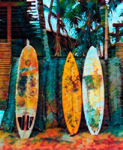 Surfboards Island Art