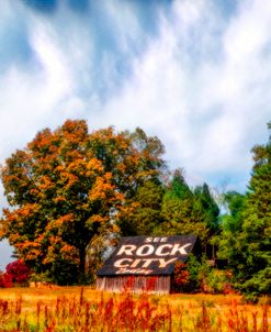 Rock City Barn II Autumn Fog