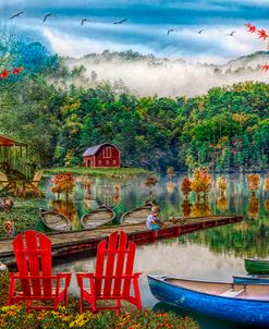 On a Peaceful Country Evening In HDR Detail