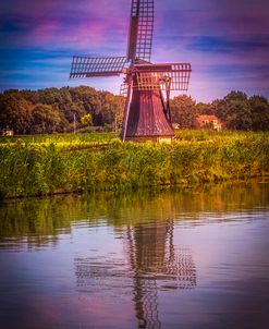 Windmill in the Early Morning