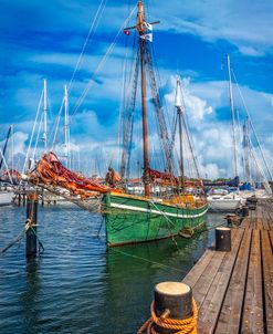 Wood Dock at the Harbor