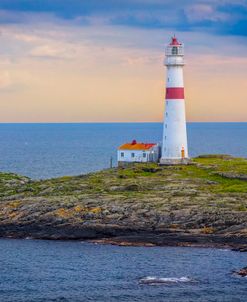 Lighthouse in the Sunset Light