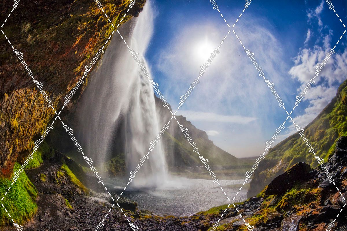 Beautiful Seljalandsfoss Waterfall