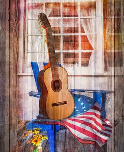 Country Porch in Wood Texture