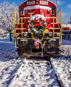 The Red Engine on the Christmas Train II