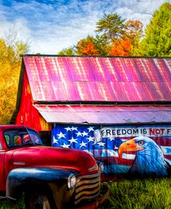 Freedom is not Free Barn and Truck
