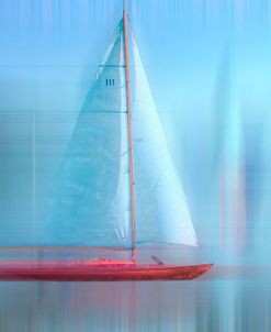 Sailing Nautical Blues Painting Dreamscape