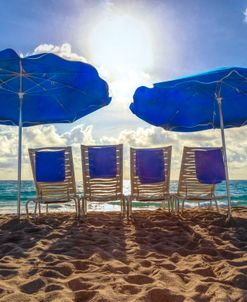 Beach Morning Shadows