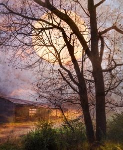 The Moon over the Barns