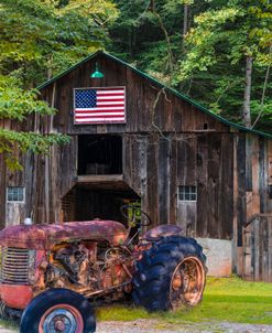 Rusty Tractor in America