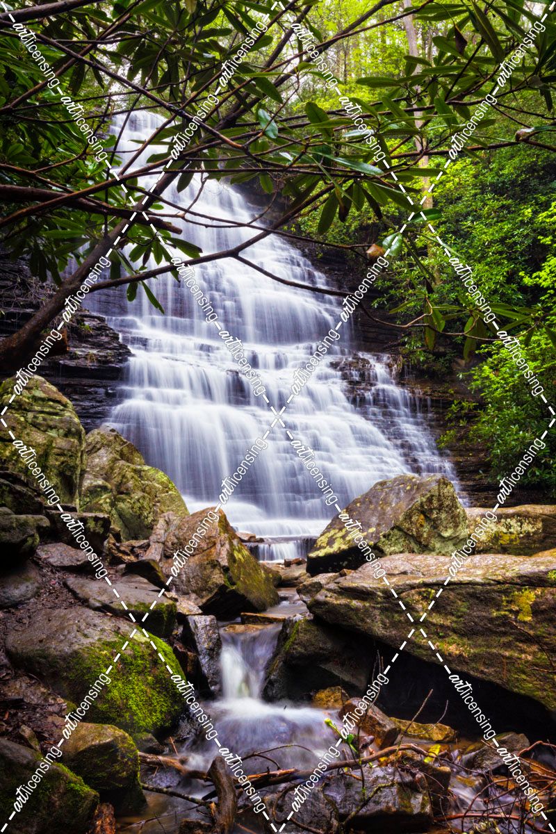 Beautiful Benton Waterfall Cascades