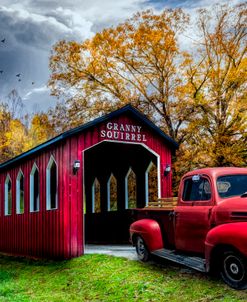 Pickup Truck at the Covered Bridge