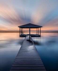 Fishing Dock before Dawn Dreamscape