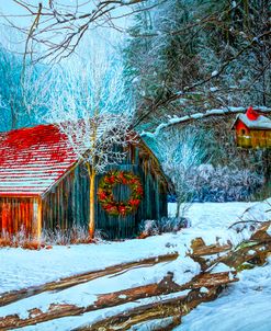 Barn in the Snow