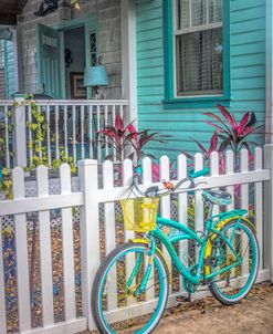 Bicycle at the Garden Fence