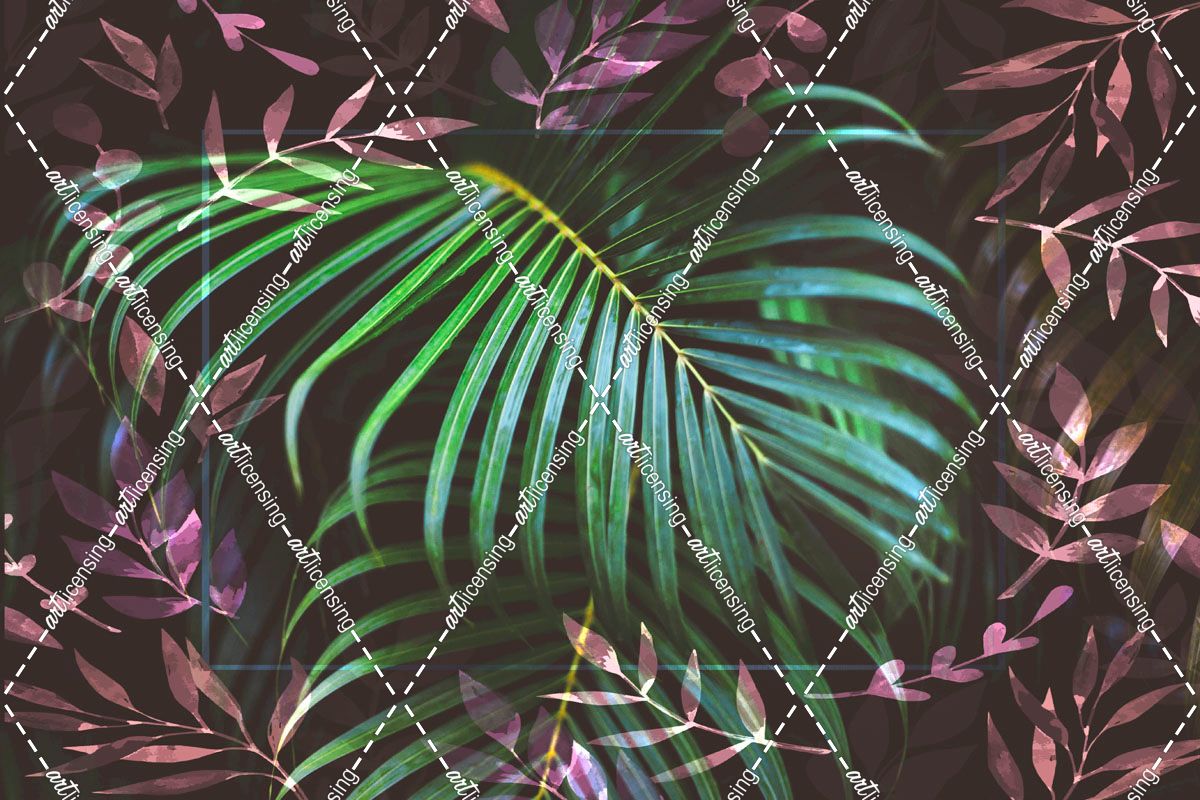 Peaceful Nature Art in Palms