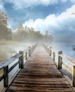 Mists over the Wooden Dock