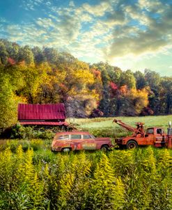 Rusty Tow Truck at the Farm