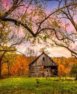 Old Barn in the Autumn Smokies