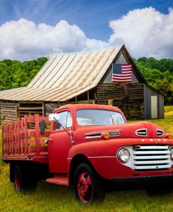 Old Truck at the Patriotic Barn