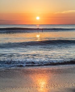 The Golden Hour at Sea